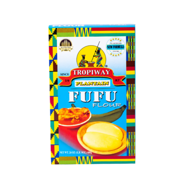 PLANTAIN FUFU FLOUR (TROPIWAY) 24X680G