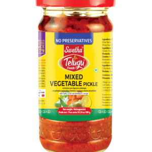 STF MIXED VEGETABLE PICKLE WITH GARLIC 12X300G