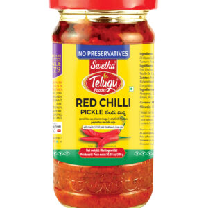 STF RED CHILLI PICKLE WITH GARLIC 12X300G